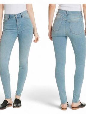 FREE PEOPLE Skinny Light Wash Jeggings - Size 27